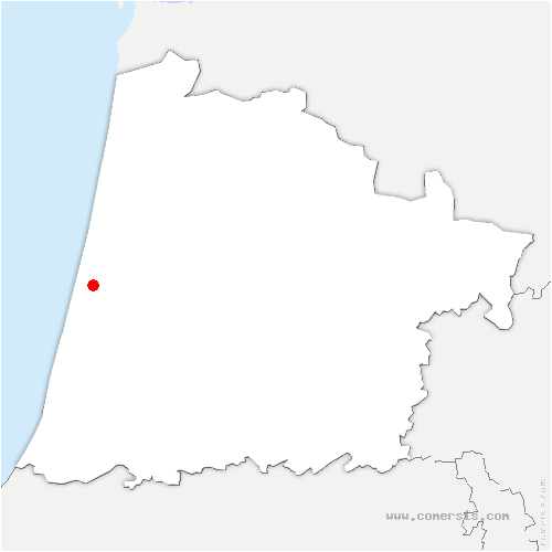 carte de localisation de Beauziac