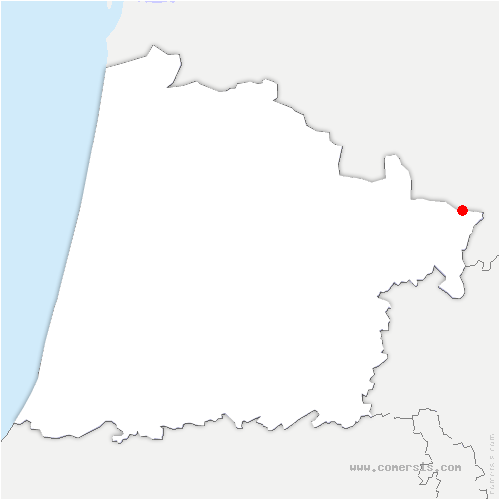 carte de localisation de Bédeille