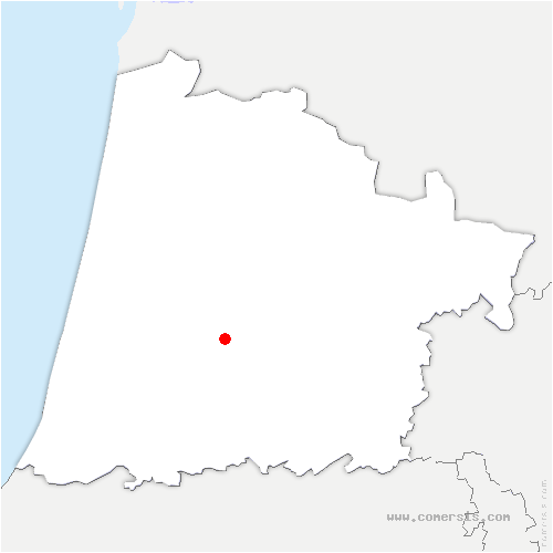 carte de localisation de Bégaar
