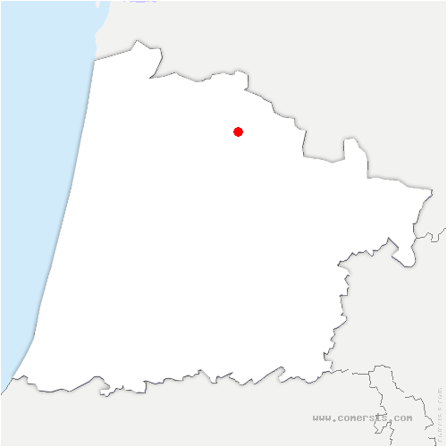 carte de localisation de Bérenx