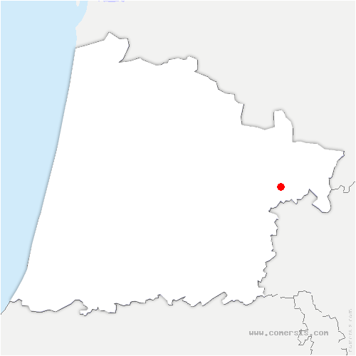 carte de localisation de Betbezer-d'Armagnac