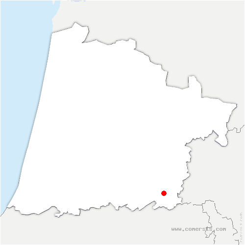 carte de localisation de Brouqueyran