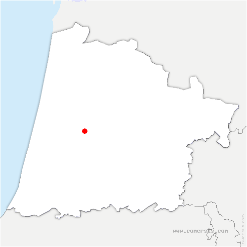 carte de localisation de Bussunarits-Sarrasquette