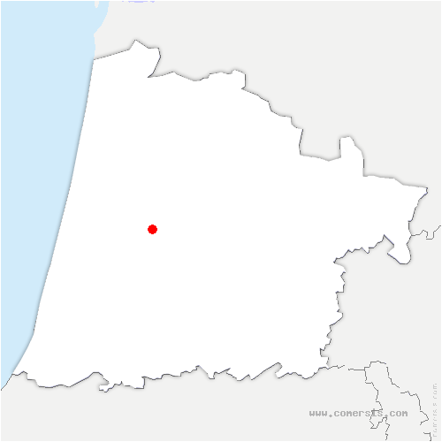 carte de localisation de Bustince-Iriberry