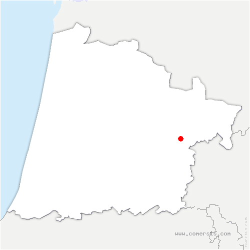 carte de localisation de Buziet