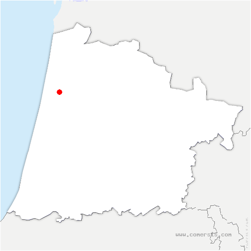 carte de localisation de Cambo-les-Bains