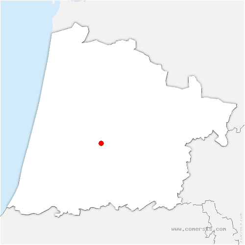 carte de localisation de Carcen-Ponson
