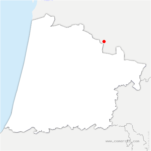 carte de localisation de Casteide-Candau