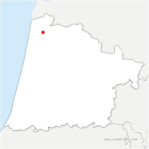 carte de localisation de Castelnau-d'Auzan-Labarrère