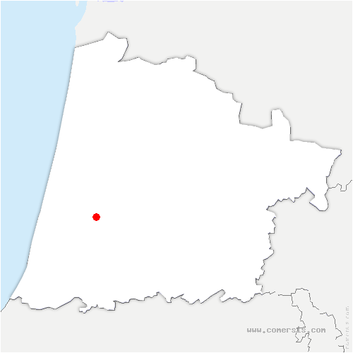 carte de localisation de Caubeyres