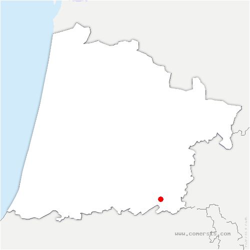 carte de localisation de Cazats
