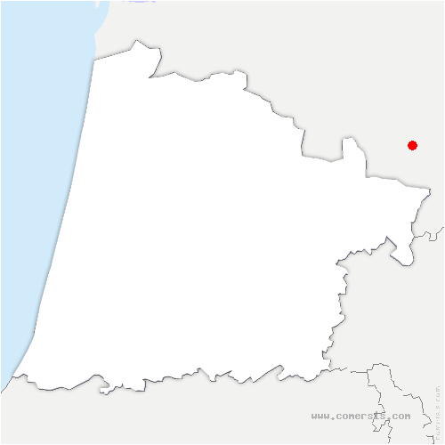 carte de localisation de Corbère-Abères