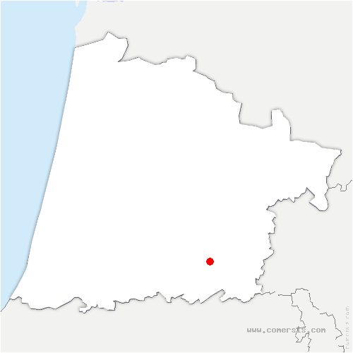 carte de localisation de Coudures