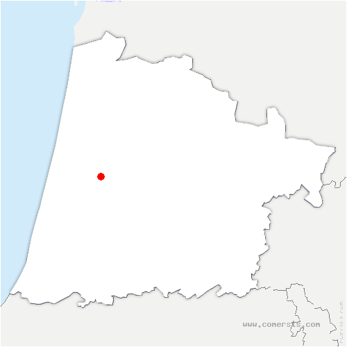 carte de localisation de Couloumé-Mondebat