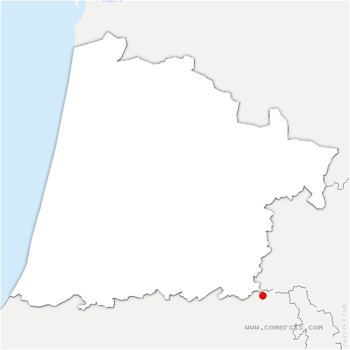 carte de localisation de Cours-les-Bains