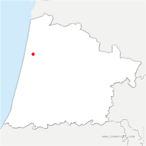 carte de localisation de Cravencères