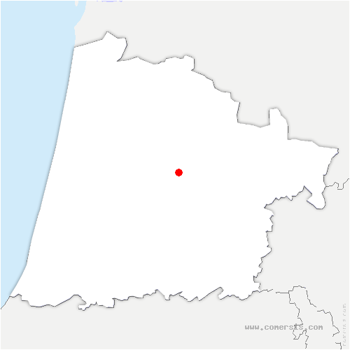 carte de localisation de Geloux