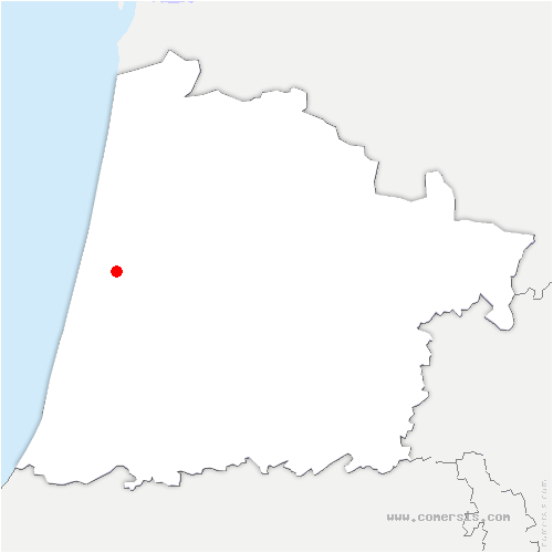 carte de localisation de Grézet-Cavagnan