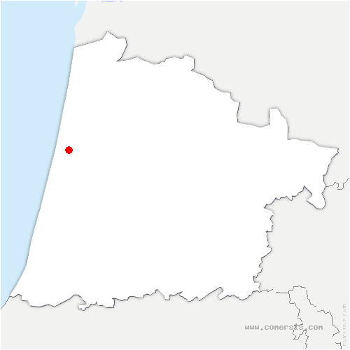 carte de localisation de Guérin