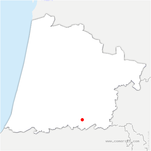 carte de localisation de Labastide-Chalosse