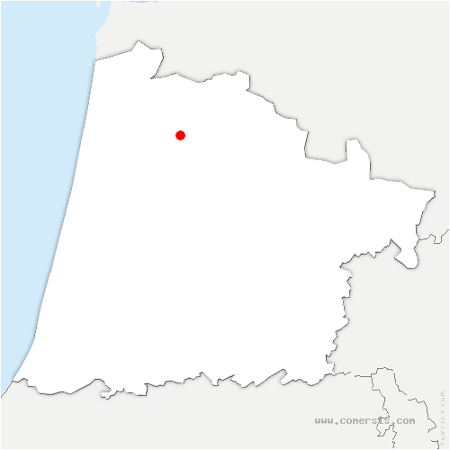 carte de localisation de Labouheyre
