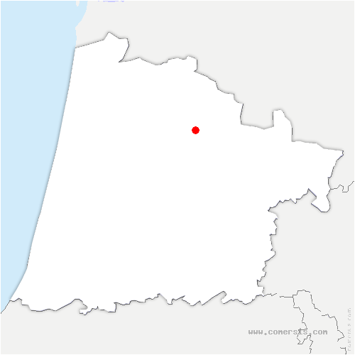 carte de localisation de Labrit