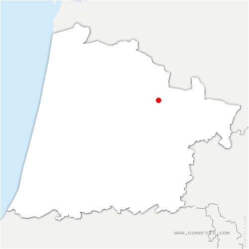 carte de localisation de Lagor