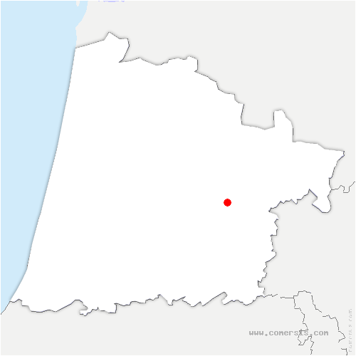 carte de localisation de Laugnac