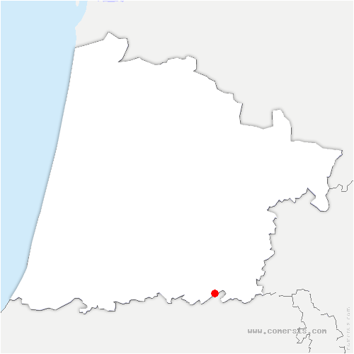 carte de localisation de Lignan-de-Bazas
