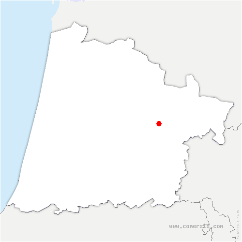 carte de localisation de Lucbardez-et-Bargues