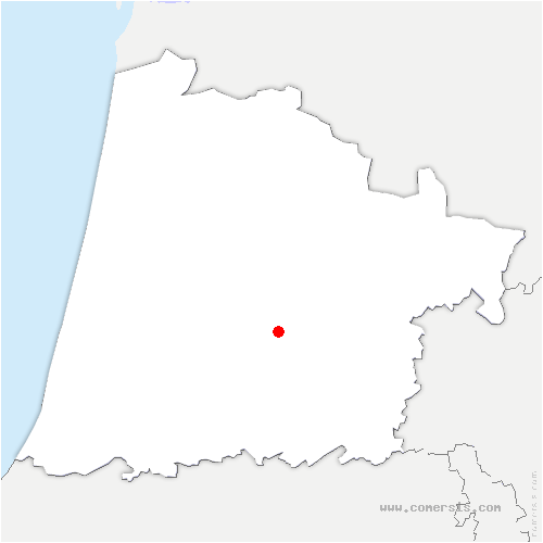 carte de localisation de Lusignan-Petit