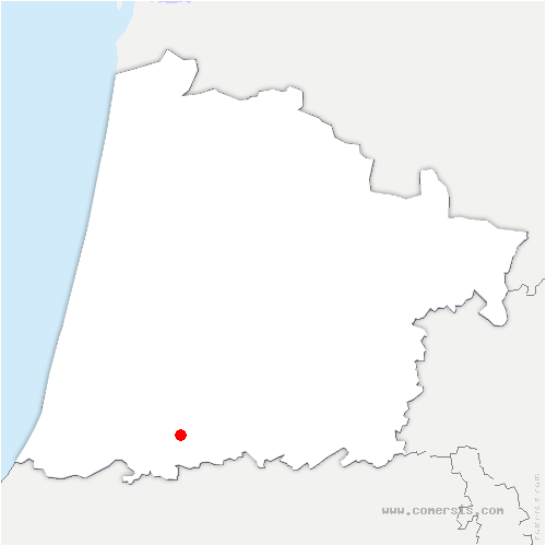 carte de localisation de Mézin