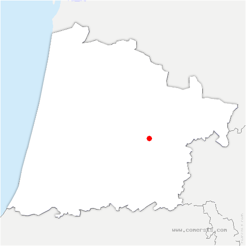 carte de localisation de Mont-de-Marsan