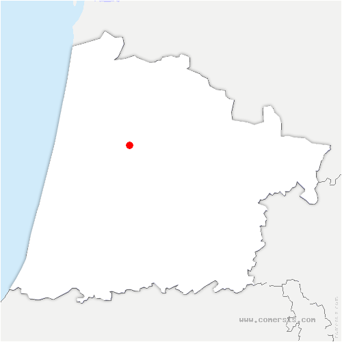 carte de localisation de Onesse-et-Laharie
