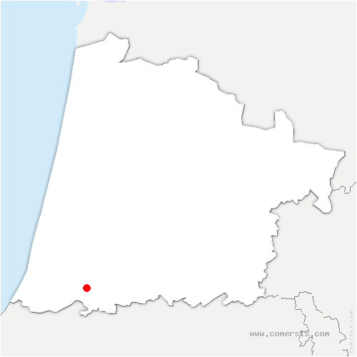 carte de localisation de Orthevielle