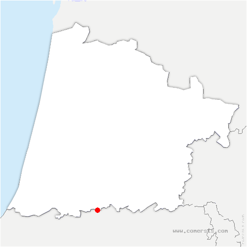 carte de localisation de Ossages