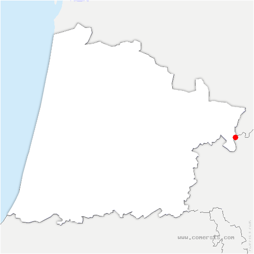 carte de localisation de Parleboscq