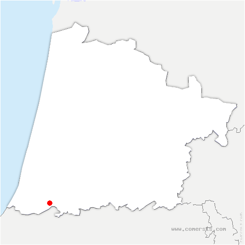 carte de localisation de Port-de-Lanne