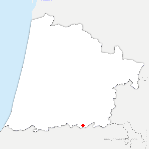 carte de localisation de Poudenx