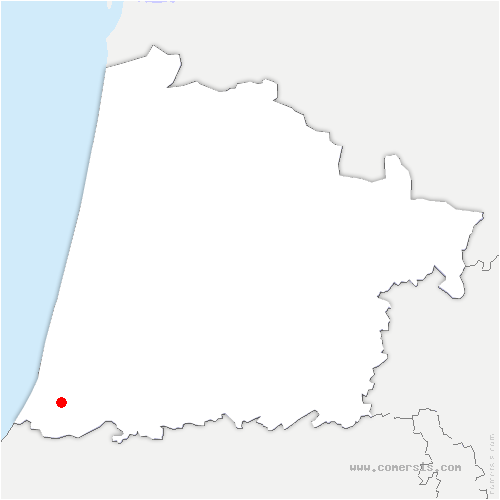 carte de localisation de Saint-André-de-Seignanx