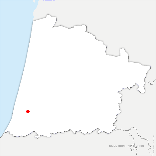 carte de localisation de Saint-Geours-de-Maremne
