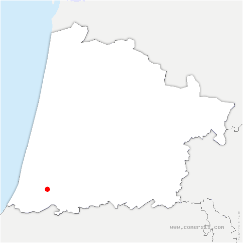 carte de localisation de Saint-Jean-de-Marsacq