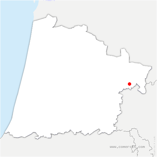 carte de localisation de Saint-Julien-d'Armagnac