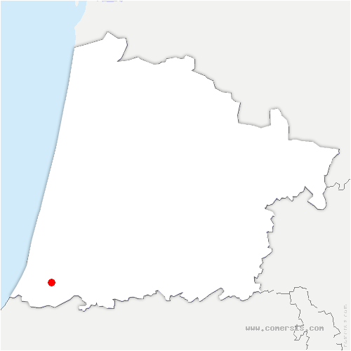 carte de localisation de Saint-Martin-de-Hinx