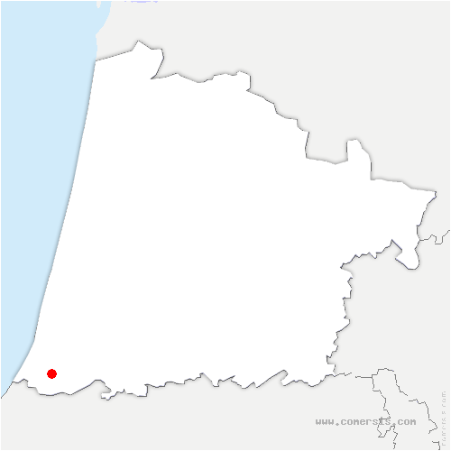 carte de localisation de Saint-Martin-de-Seignanx