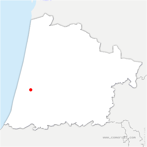 carte de localisation de Saint-Michel-Escalus