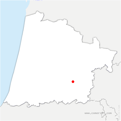 carte de localisation de Saint-Sever