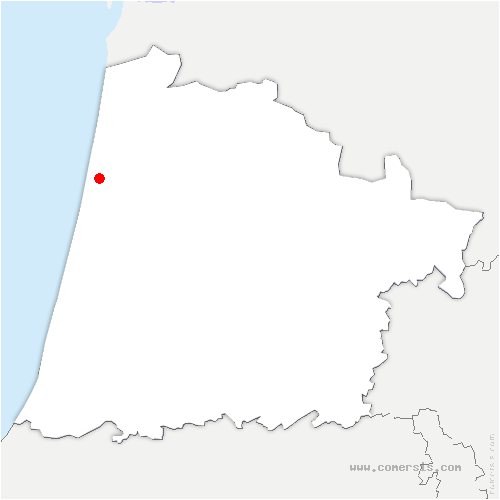 carte de localisation de Sainte-Christie-d'Armagnac