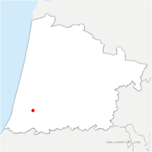 carte de localisation de Saubusse