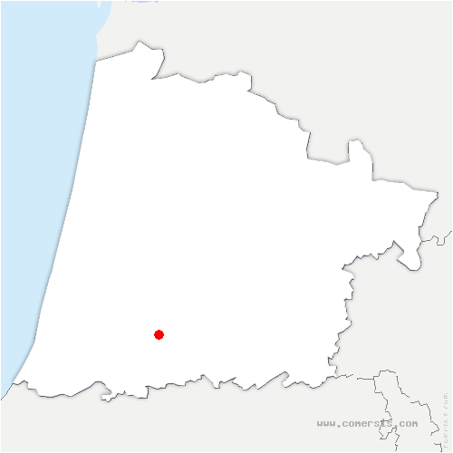 carte de localisation de Saugnac-et-Cambran